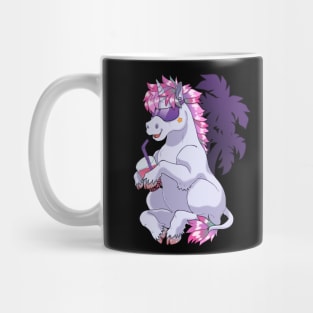 Funky Unicorn with boba tea Mug